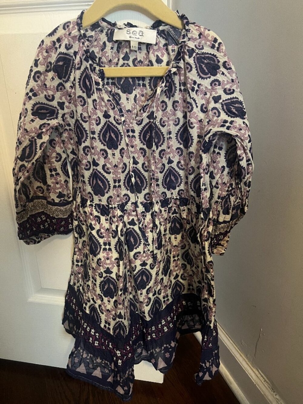 Sea New York Girls Tunic dress printed Size 5-7 years
